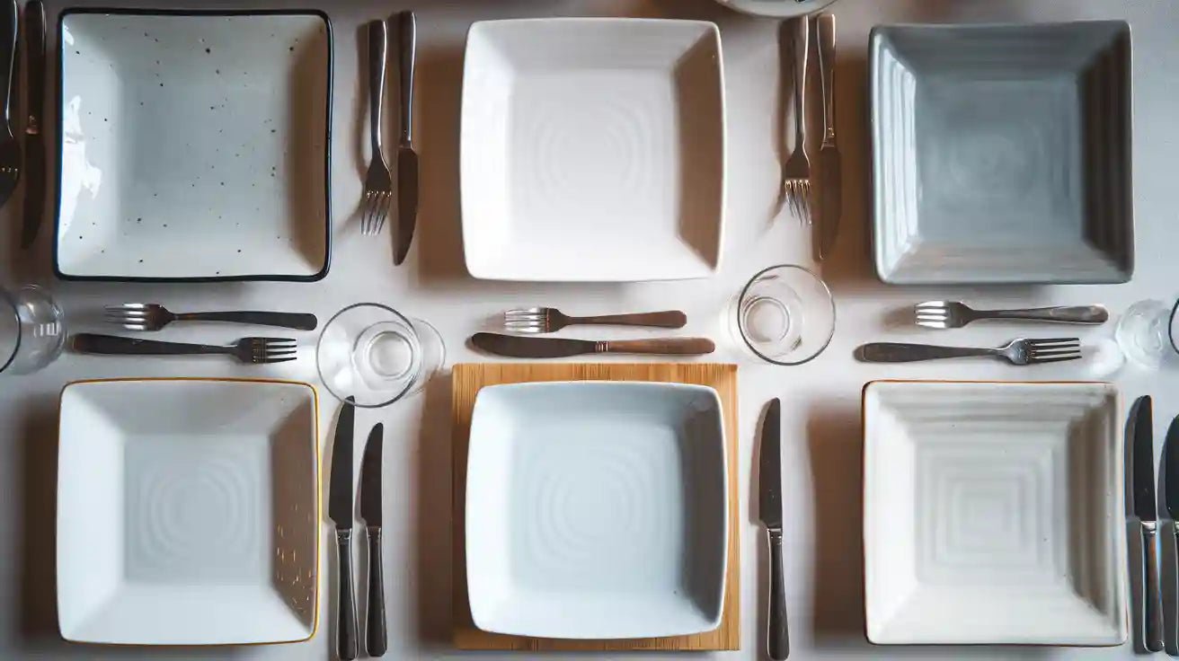 What Materials Make the Best Square Dinner Plates - ECOlipak