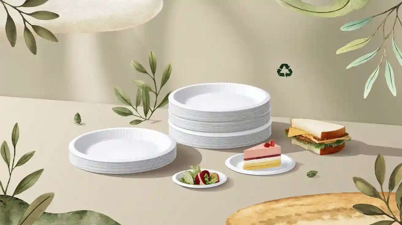 White Paper Plate Uses and Eco Benefits - ECOlipak