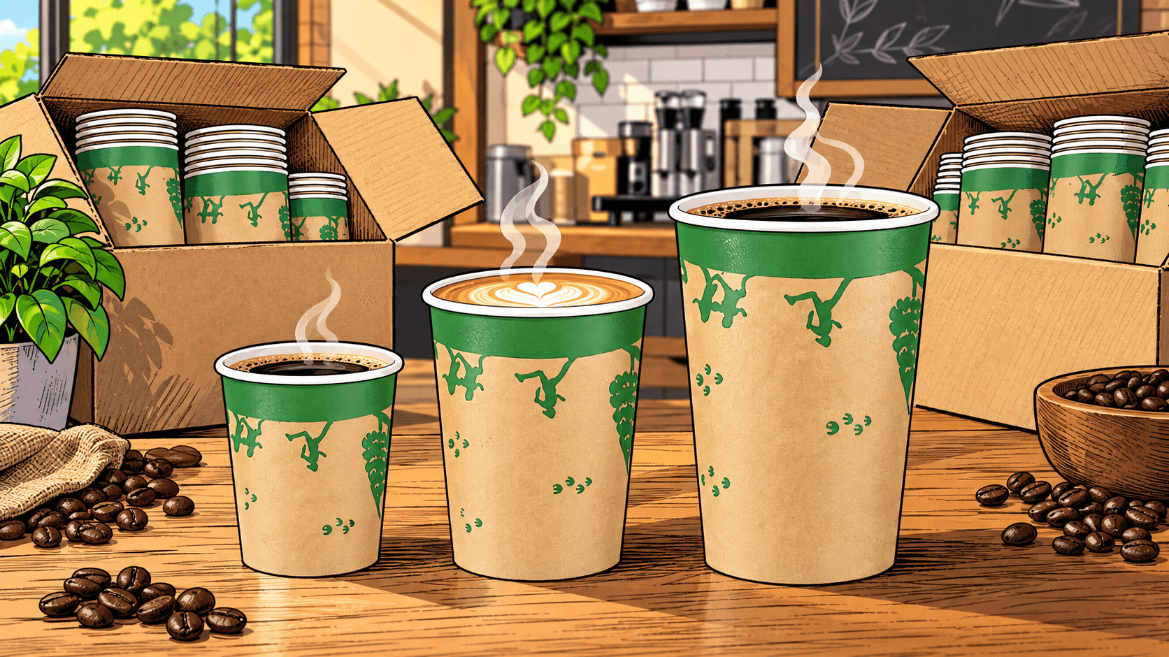 Wholesale Kraft Paper Cups: 8, 12, or 16 oz? - ECO-Lipak