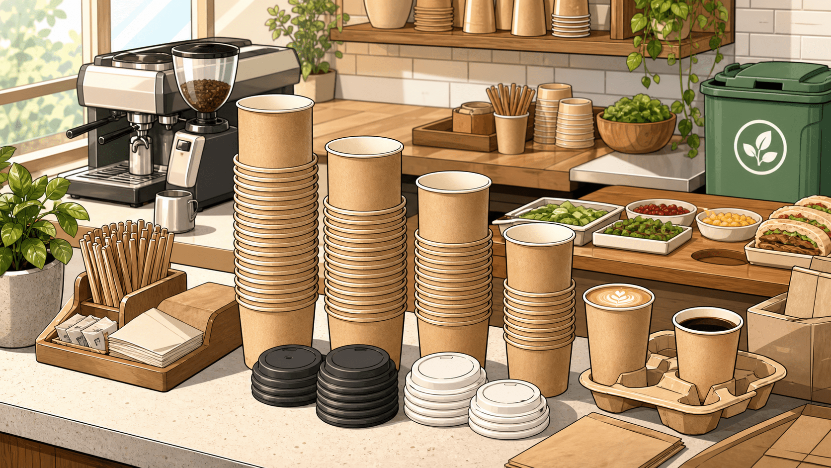 Wholesale PLA-Lined Paper Cups Are Becoming a Smarter Beverage Station System - ECO-Lipak