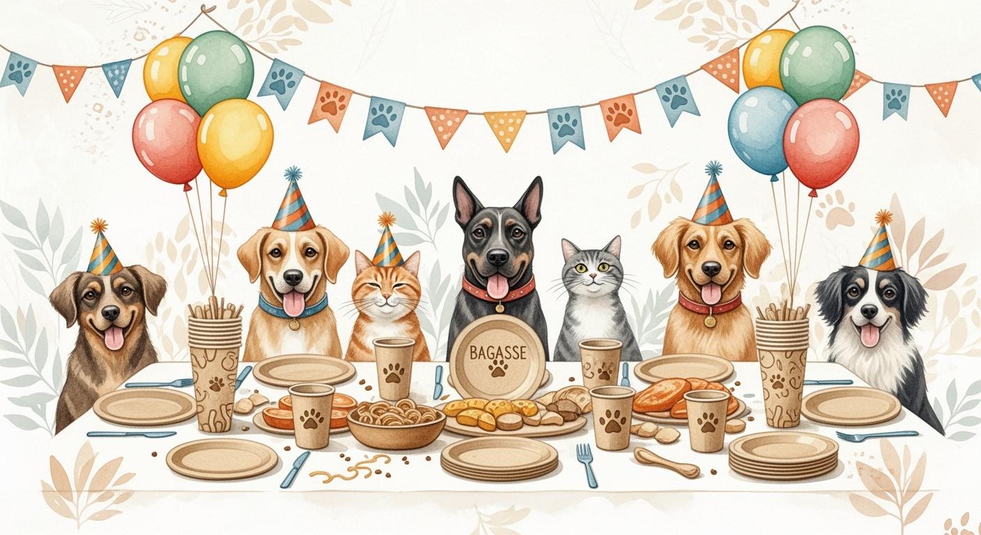 Why Bagasse Makes Pet Party Safer - ECOlipak