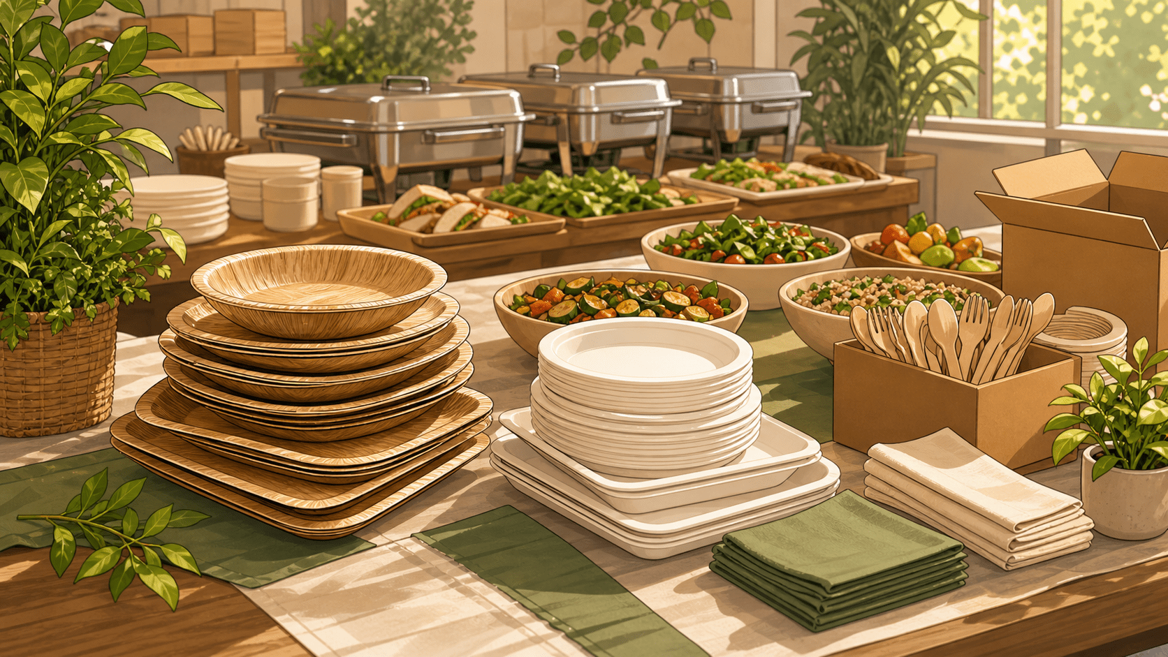 Why ECO-Lipak Keeps Both Palm Leaf and Sugarcane Plates in the Lineup - ECO-Lipak