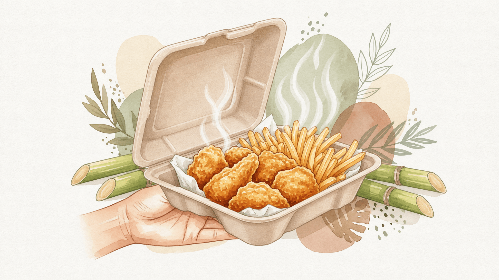 Why Fried Foods Stay Crisp in Sugarcane Boxes - ECO-Lipak