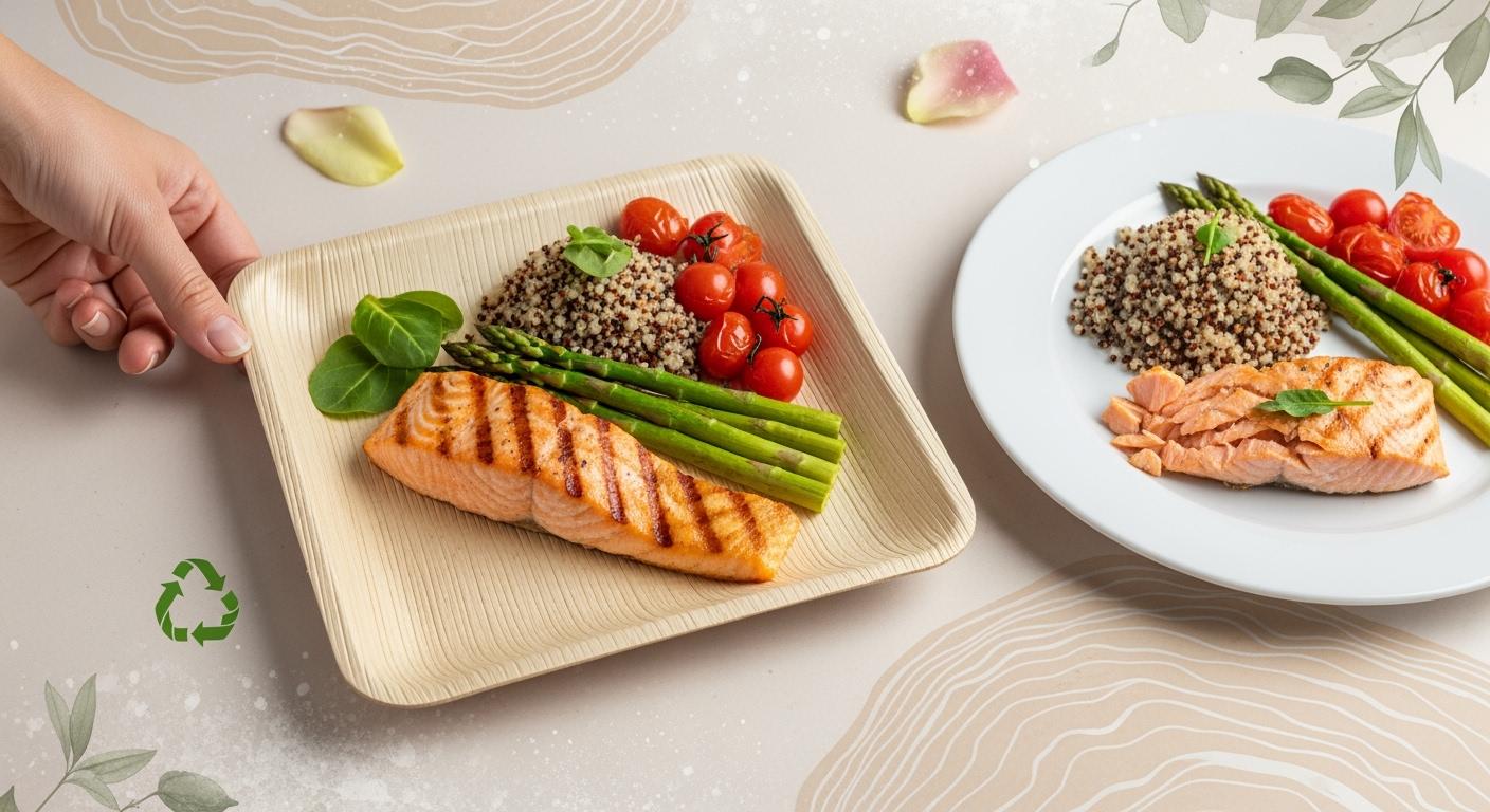 Why Square Sugarcane Plates Beat Common Plates - ECOlipak