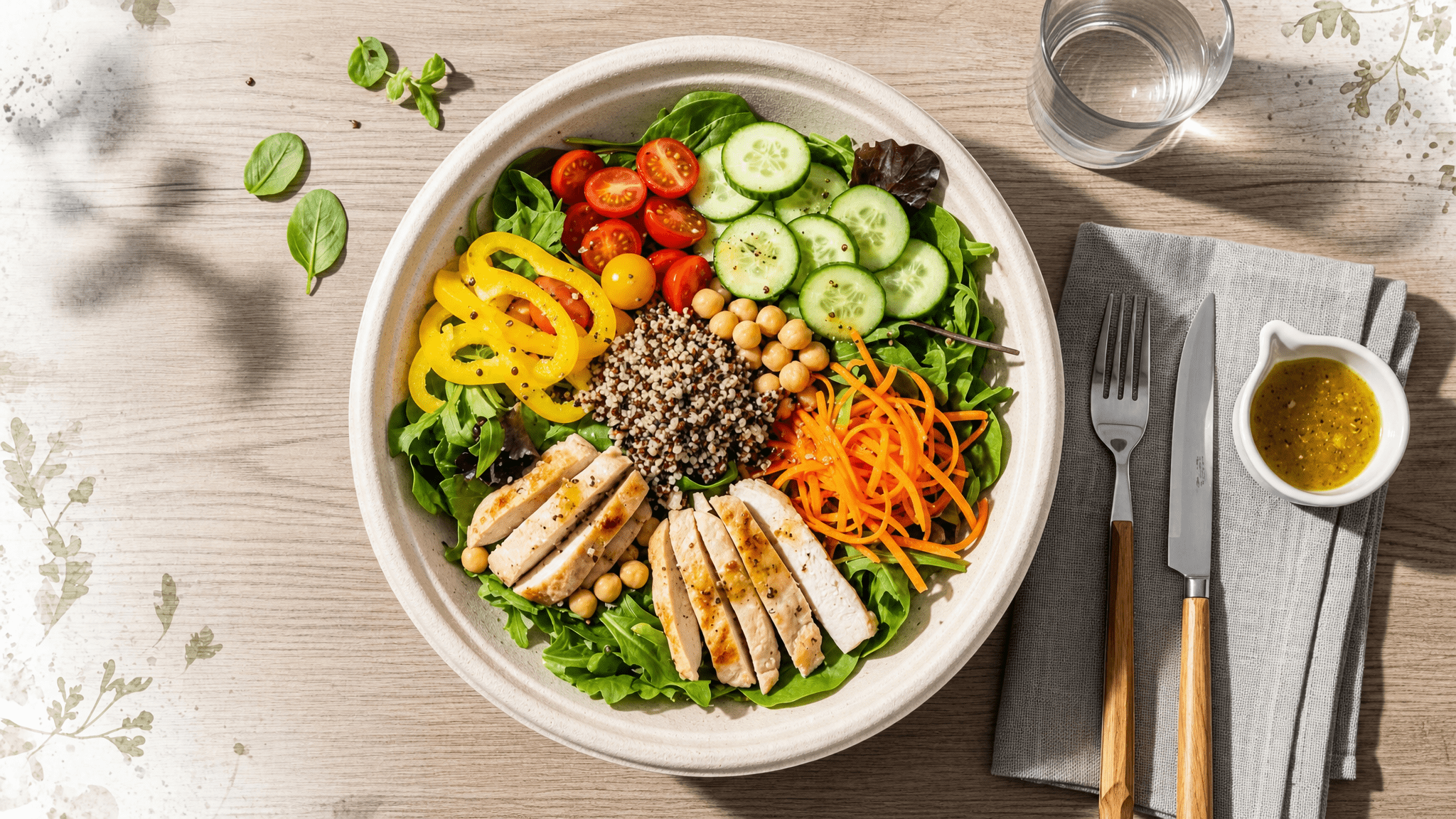 Wide-Rimmed Bowls for Balanced Salads - ECO-Lipak