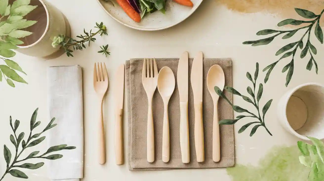 Wooden Cutlery Sets That Make Eco Dining Easy - ECOlipak