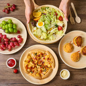 10in Round Heavy - Duty Palm Leaf Plates｜BPA - Free, Toxin - Free - ECO - Lipak