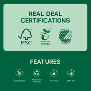 12 oz / 16 oz Wide Sides Leak - Resistant Sugarcane Compostable Bowls｜BPI Certified, PFAS - Free - ECOlipak