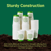 12 oz Multi - Purpose Paper Compostable Cups & CPLA Lids｜Eco - Friendly, BPA - Free - ECO - Lipak