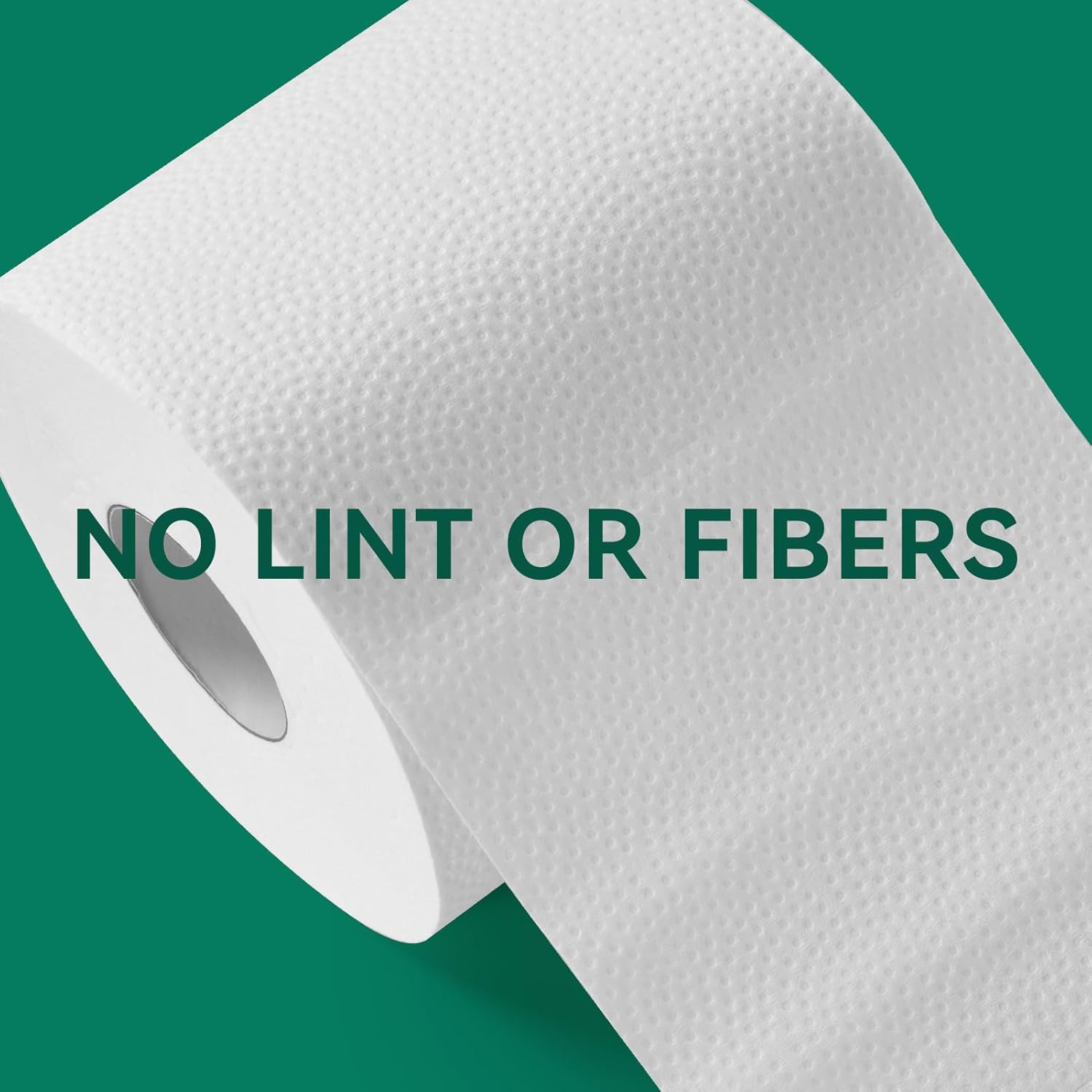 12 rolls 3 - ply Lint - Free Absorbent Tree - Free Bamboo Toilet Paper | PFAS - Free, Non - Toxic - ECOlipak
