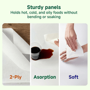 2 - ply Disposable Multi - Purpose Cocktail Napkins｜Chemical - Free, Toxin - Free - ECO - Lipak