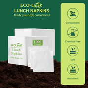 2 - ply Disposable Multi - Purpose Cocktail Napkins｜Chemical - Free, Toxin - Free - ECO - Lipak