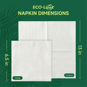 2 - ply Disposable Multi - Purpose Cocktail Napkins｜Chemical - Free, Toxin - Free - ECO - Lipak