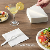 2 - ply Disposable Multi - Purpose Cocktail Napkins｜Chemical - Free, Toxin - Free - ECO - Lipak