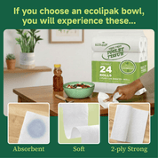 2 - ply Soft Absorbent Bamboo Toilet Paper | PFAS - Free, Chemical - Free - ECO - Lipak