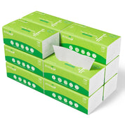 3 - Ply White Bamboo Facial Tissues | Soft, Hypoallergenic & Tree - Free - ECOlipak