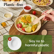 5 in /6.3 in Heavy - Duty Palm Leaf Bowls｜BPA - Free, Toxin - Free - ECO - Lipak
