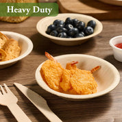 5 in /6.3 in Heavy - Duty Palm Leaf Bowls｜BPA - Free, Toxin - Free - ECO - Lipak
