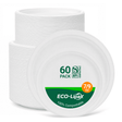 7 & 9 in Microwave-Safe Sugarcane Compostable Plates｜BPI Certified, PFAS-Free, BPA-Free - ECO-Lipak