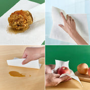 8 Rolls 2 - Ply White Kitchen Bamboo Paper Towels | Soft, Lint - Free & Food Safe - ECOlipak