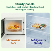 8 x 8 in Clamshell Heavy - Duty Leak - Resistant Sugarcane To Go Boxes｜BPA - Free, Toxin - Free - ECO - Lipak
