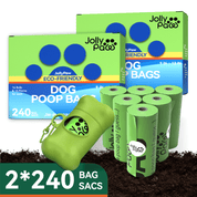 9 x 13 in Leak - Proof Compostable Poop Bags for Dogs｜Non - toxic, Plant - Based - ECOlipak