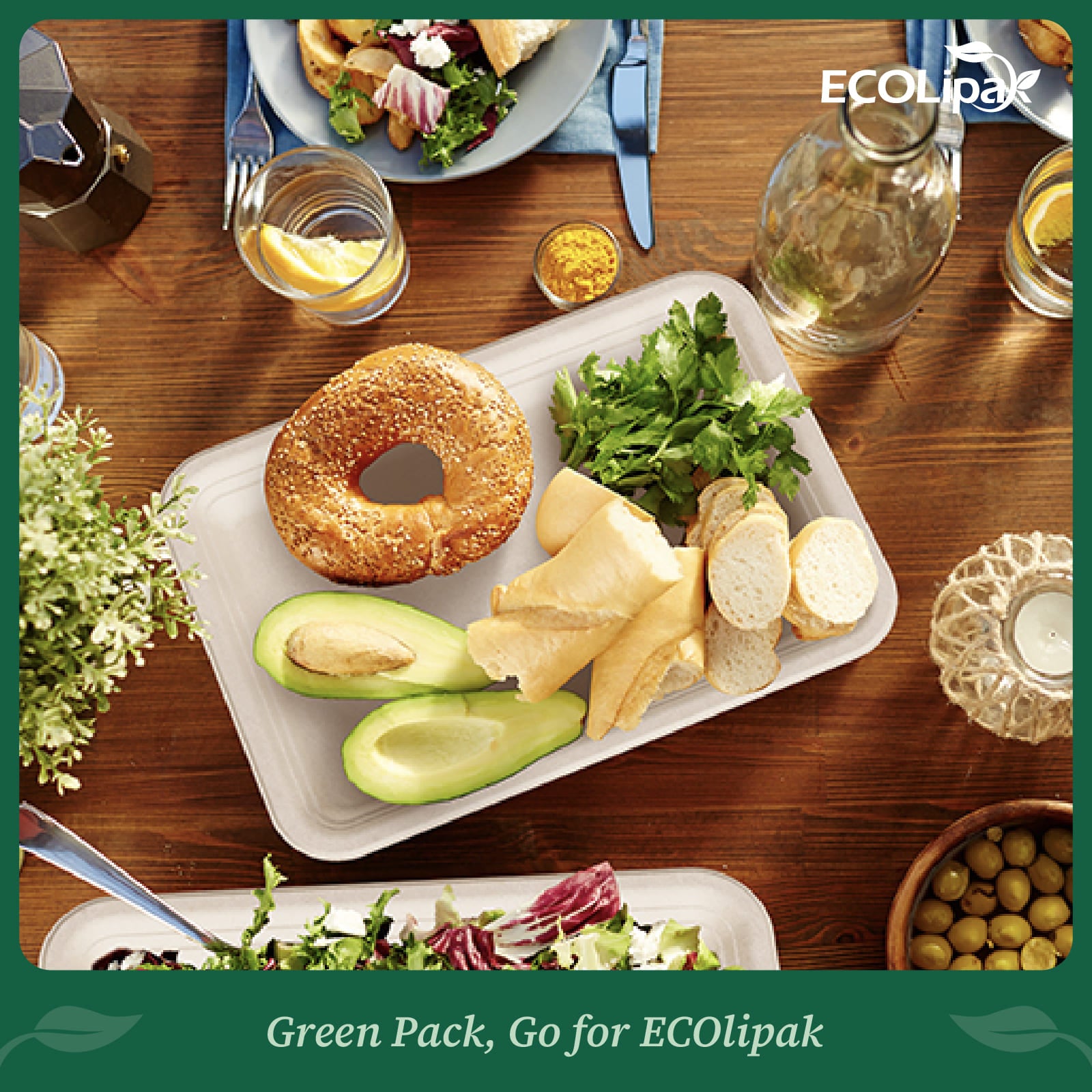 Compostable Sugarcane Food Trays