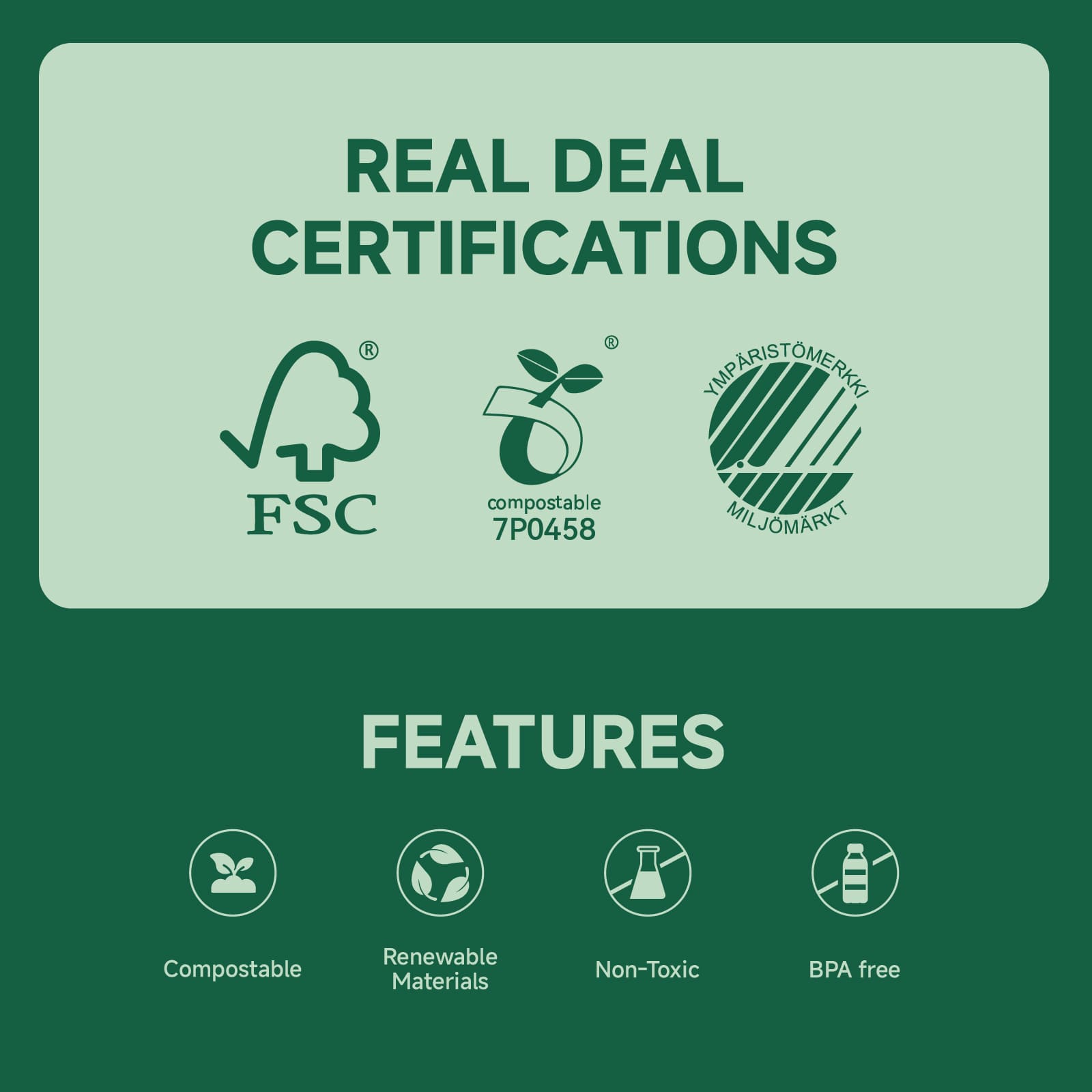 Compostable Sugarcane Deeper Plates