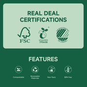 Compostable Sugarcane Deeper Plates