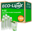 Clear Pliable Durable Compostable Cold Cup｜BPI Certified, PFAS - Free - ECOlipak