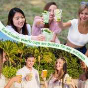 Clear Pliable Durable Compostable Cold Cup｜BPI Certified, PFAS - Free - ECOlipak