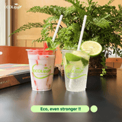 Clear Pliable Durable Compostable Cold Cup｜BPI Certified, PFAS - Free - ECOlipak