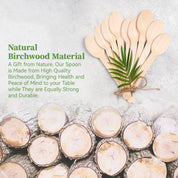 Compostable Splinter - Free Wooden Fork, Knife & Spoon Cutlery Set｜BPA - Free, Non - toxic - ECOlipak