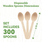 Compostable Splinter - Free Wooden Fork, Knife & Spoon Cutlery Set｜BPA - Free, Non - toxic - ECOlipak