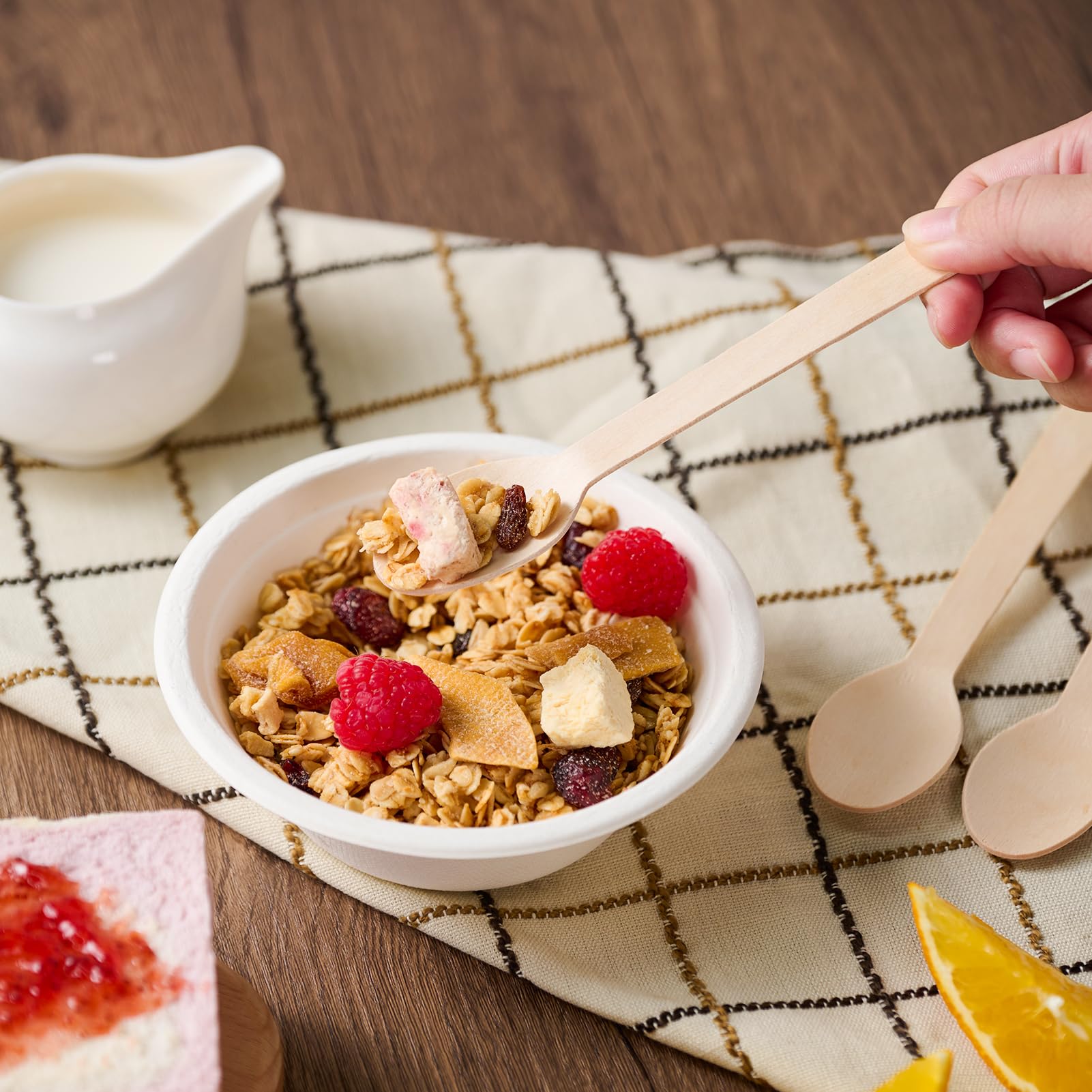 Compostable Wooden Cutlery Set | Non-Toxic, Splinter-Free - ECO-Lipak