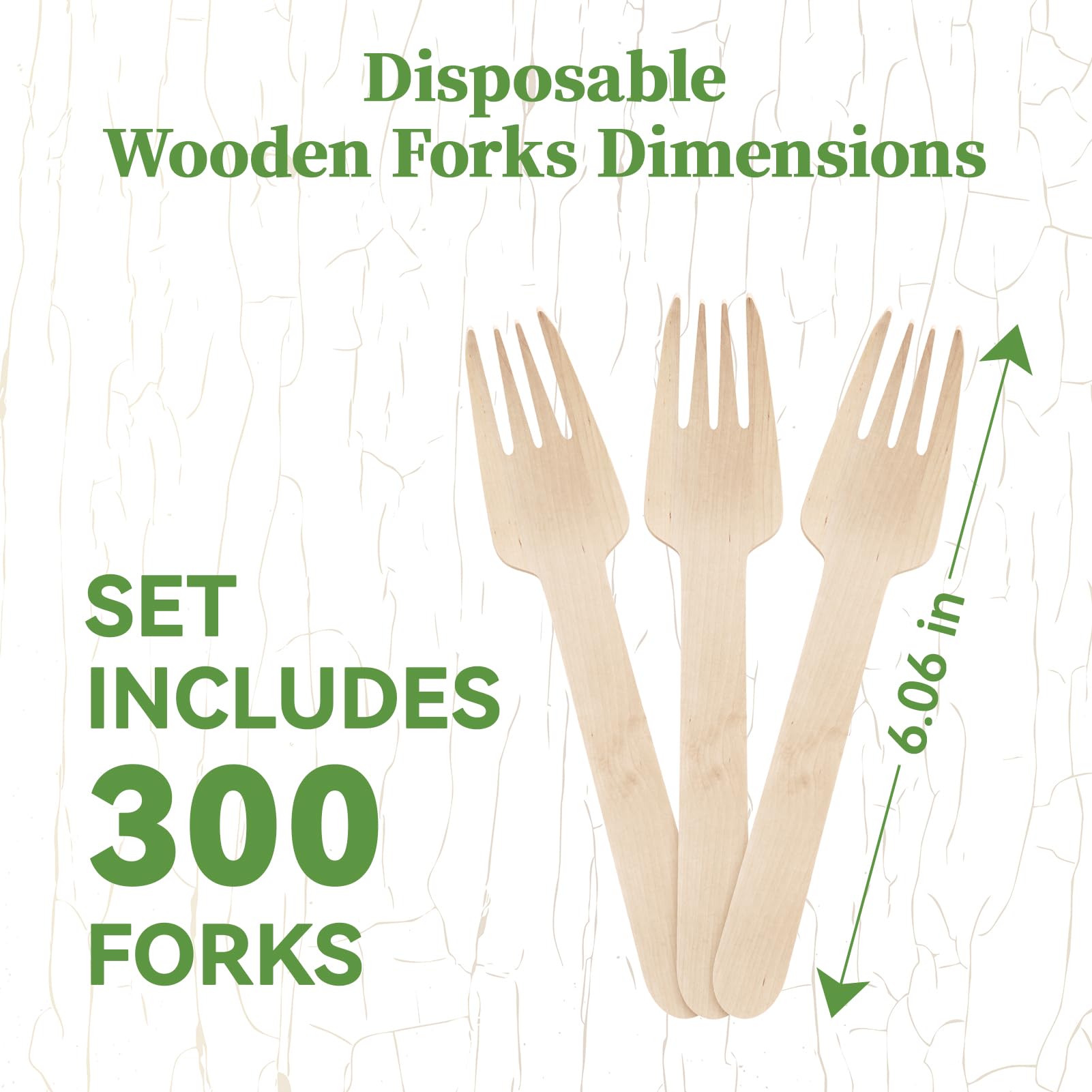 Compostable Splinter - Free Wooden Fork, Knife & Spoon Cutlery Set｜BPA - Free, Non - toxic - ECOlipak