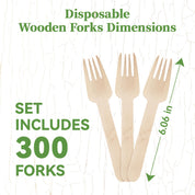 Compostable Splinter - Free Wooden Fork, Knife & Spoon Cutlery Set｜BPA - Free, Non - toxic - ECOlipak