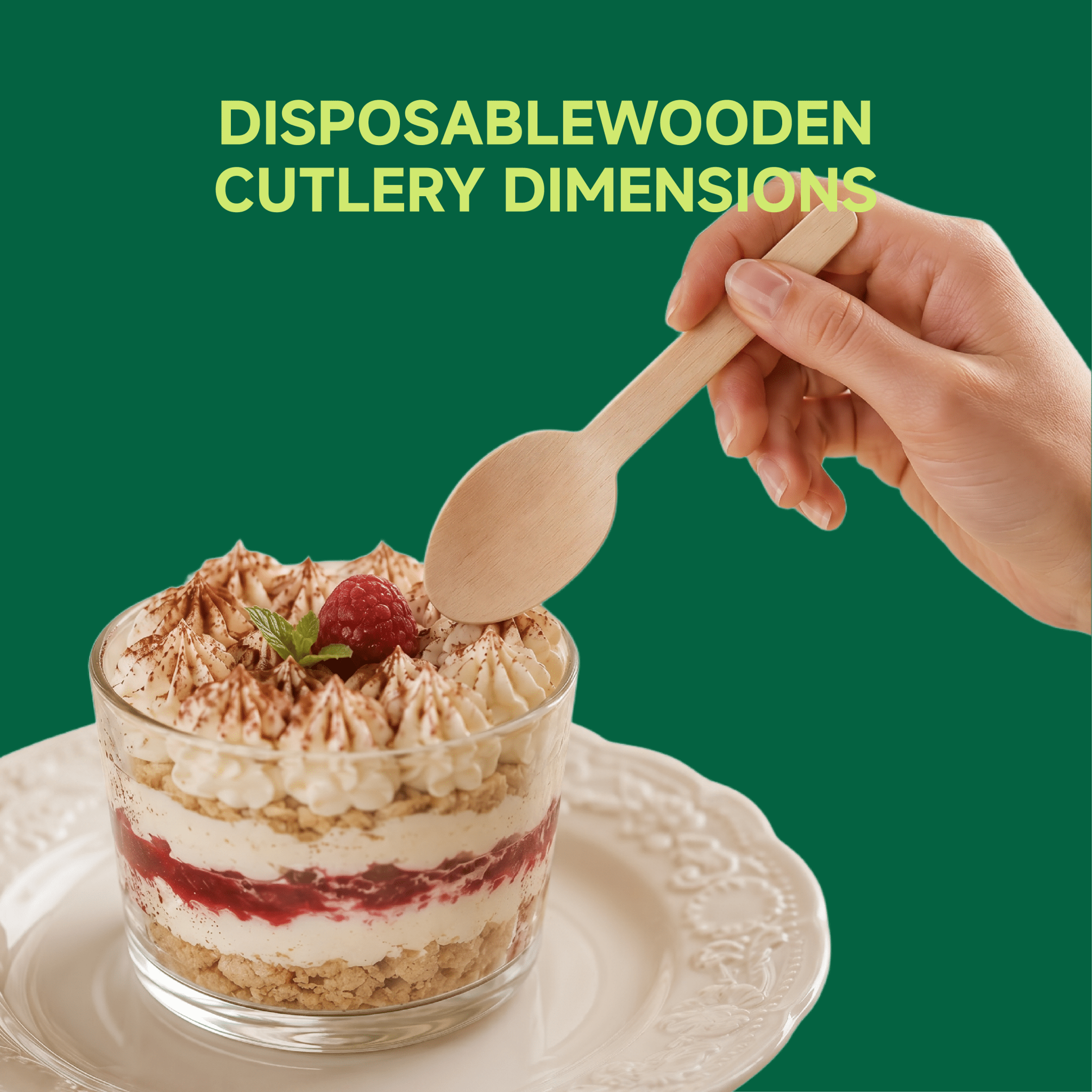 Compostable Splinter - Free Wooden Fork, Knife & Spoon Cutlery Set｜BPA - Free, Non - toxic - ECO - Lipak