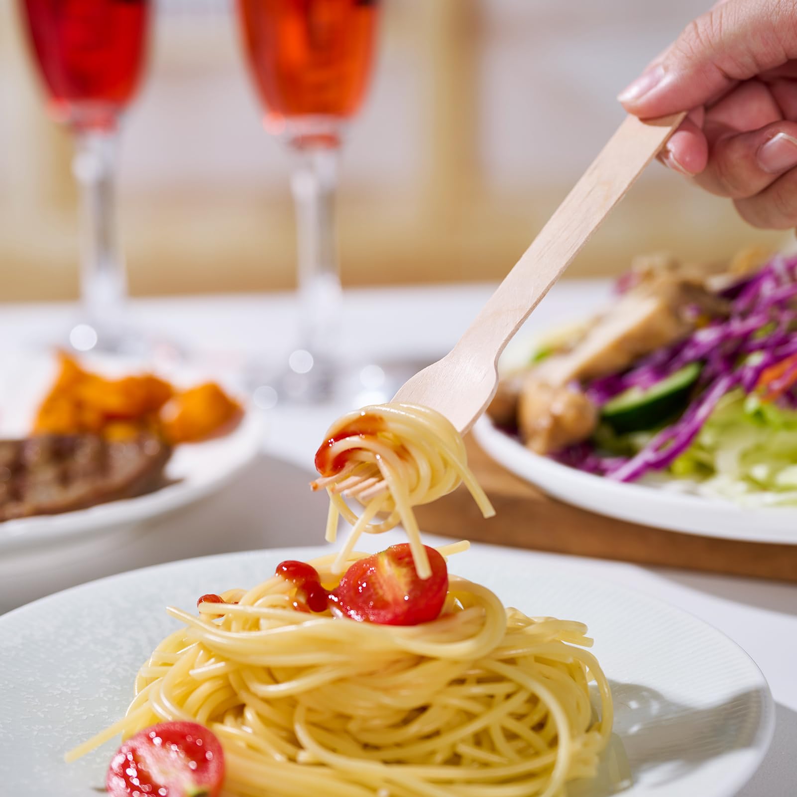 Compostable Wooden Cutlery Set | Non-Toxic, Splinter-Free - ECO-Lipak