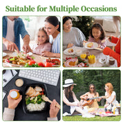 Compostable Splinter - Free Wooden Fork, Knife & Spoon Cutlery Set｜BPA - Free, Non - toxic - ECOlipak