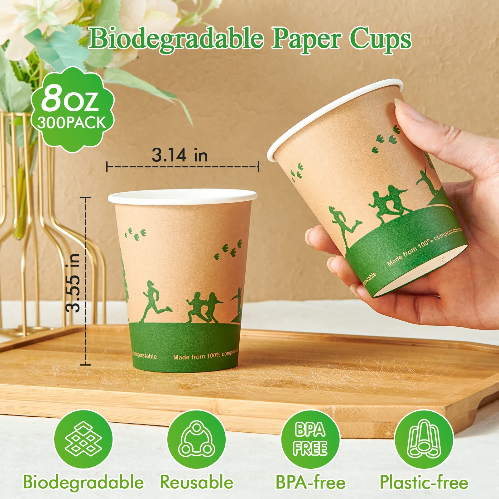 Eco - Friendly Hot Drinking Compostable Cups｜BPA - Free, Plastic - Free - ECOlipak
