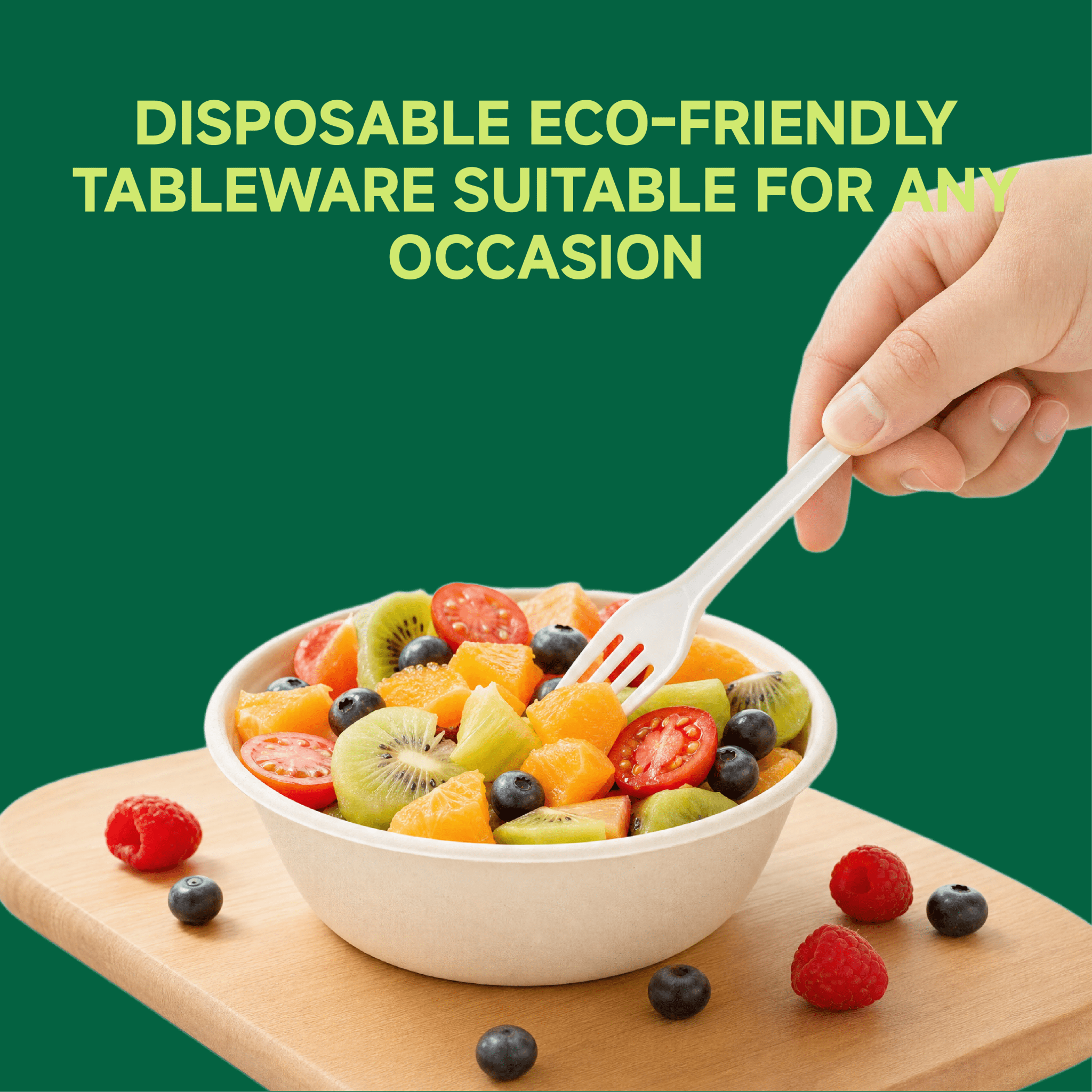 Heavy - Duty Heat - Resistant CPLA Fork, Knife & Spoon Compostable Cutlery｜BPA - Free, Non - toxic - ECO - Lipak