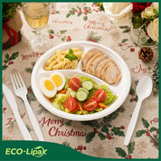 Heavy - Duty Heat - Resistant CPLA Fork, Knife & Spoon Compostable Cutlery｜BPA - Free, Non - toxic - ECO - Lipak