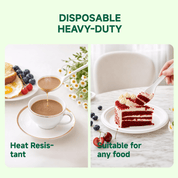 Heavy - Duty Heat - Resistant CPLA Fork, Knife & Spoon Compostable Cutlery｜BPA - Free, Non - toxic - ECO - Lipak