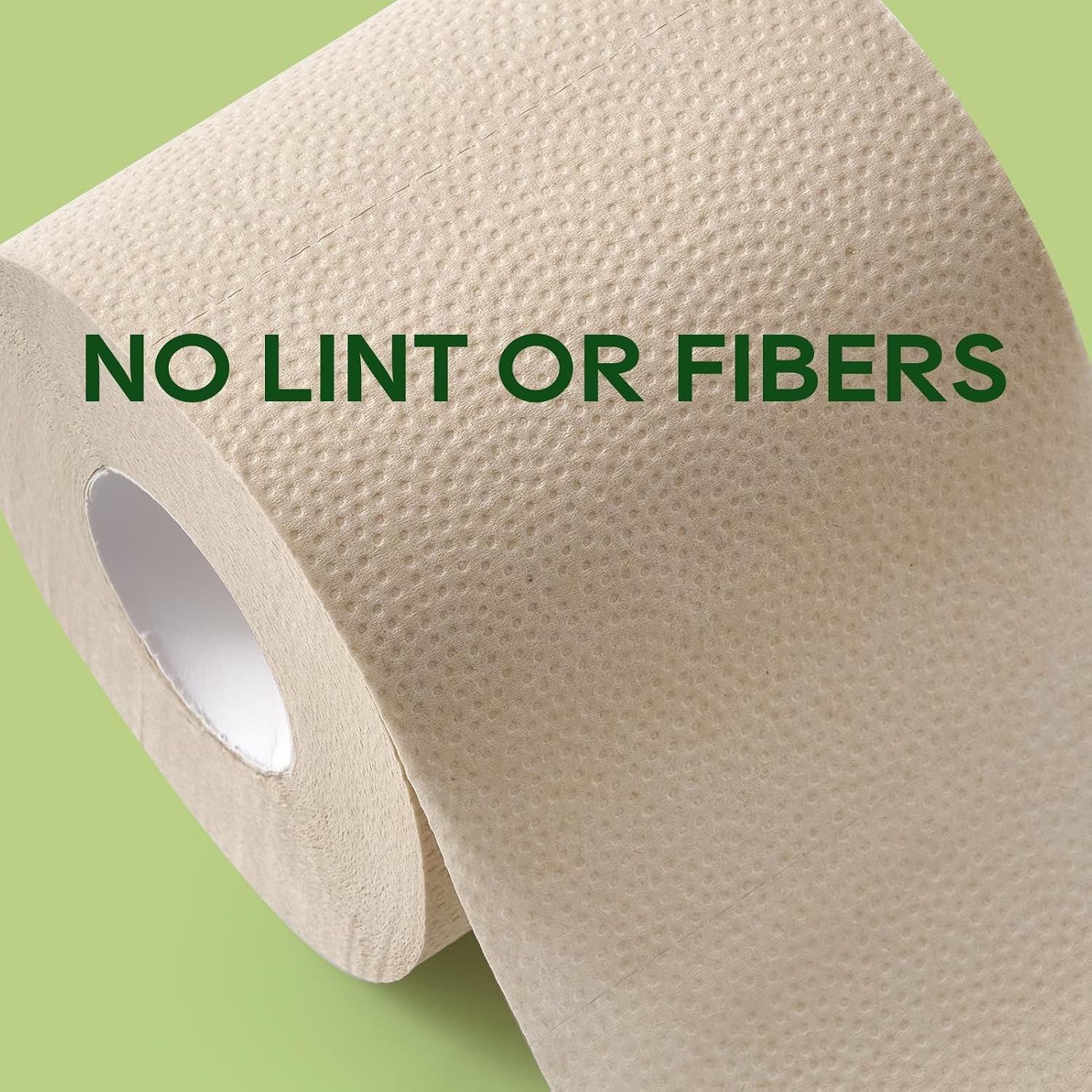 2-Ply Lint-Free Absorbent Natural Bamboo Toilet Paper | Septic-Safe, Non-Toxic