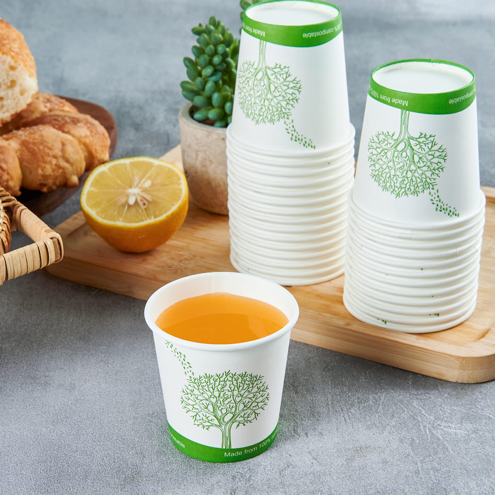 Paper Eco - friendly Compostable Cups｜Leak - Resistant, BPA - Free - ECOlipak