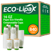 Paper Eco - friendly Compostable Cups｜Leak - Resistant, BPA - Free - ECOlipak