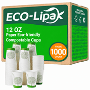 Paper Eco-friendly Compostable Cups｜Leak-Resistant, BPA-Free - ECO-Lipak