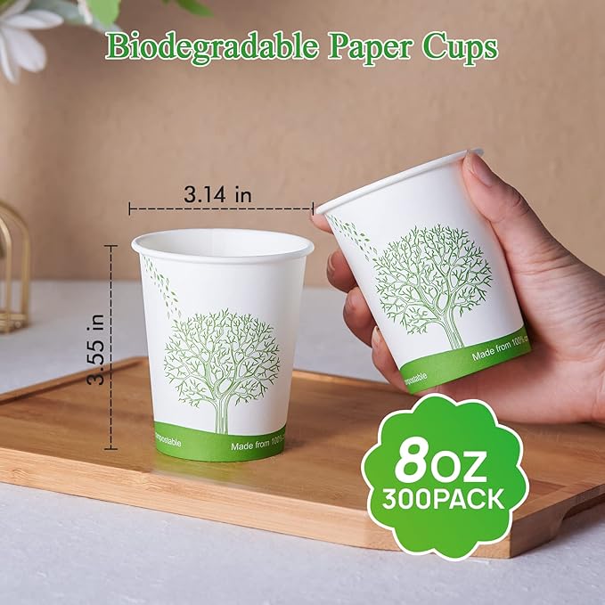 Paper Eco - friendly Compostable Cups｜Leak - Resistant, BPA - Free - ECOlipak