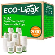 Paper Eco - friendly Compostable Cups｜Leak - Resistant, BPA - Free - ECOlipak